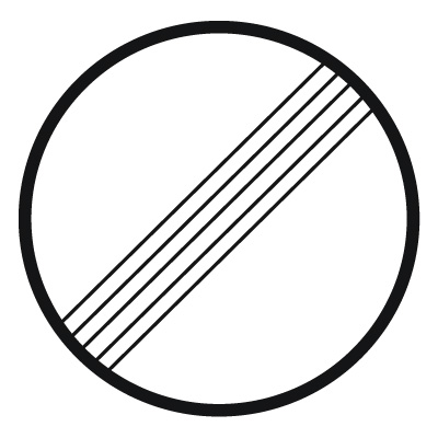 3.31 Конец зоны всех ограничений (D=700)