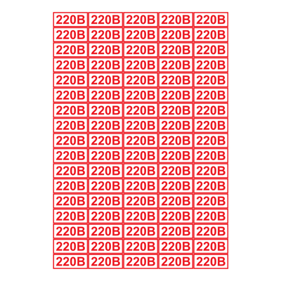 Z11 Указатель напряжения - 220 В (85 штук) (Пленка 015 х 035)